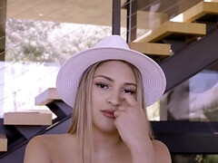 18 jahre, Blasen, Besamung, Natürlichen titten, Pov, Muschi, Rau, Titten