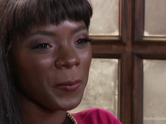 Bondage discipline sadomasochisme, Pijpbeurt, Gebondenheid, Zwart, Vernedering, Interraciaal, Straf, Ruw