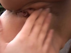 Rubia, Club, Consolador, Europeo, Al aire libre, Público, Afeitado, Adolescente