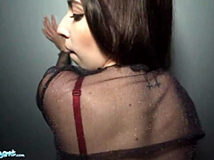 Enthousiasteling, Zwart, Hondjeshouding, Europees, Orgasme, Slipje, Openbaar, Realiteit