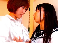アジア人, 美人, フェラチオ, 巨乳な, カワイイ, オナニー, 教師, オッパイの