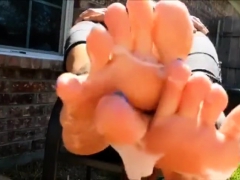 Любители, Фетиш, Фут фетиш, На природе, От первого лица