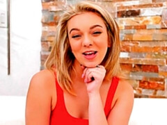 デカ尻, デカチン, ブロンド, フェラチオ, バック, ショートヘア, ティーン