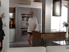 ブロンド, フェラチオ, チェコ, Hd, 旦那, 淫乱熟女, ティーン, 妻