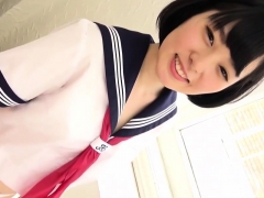Beautiful Teen Mizuho Ishimori Strips Off Her School Uniform