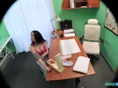 Arsch, Blasen, Betrug, Paar, Hundestellung, Büro, Muschi, Spanner