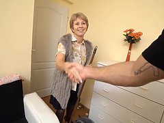 エロ熟女, チェコ, お婆さん, なめる, 熟年, アウトドア, オマンコ, ストッキング