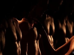 Блондинки, Семяизвержение, Сперма на лице, Втроем