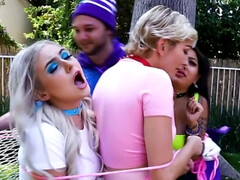 アジア人, フェラチオ, フォアサム, なめる, オマンコ, ティーン