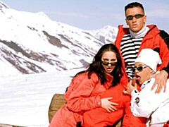 デカ尻, デカチン, フェラチオ, 女 人男 人, 自然山雀, アウトドア, ティーン, オッパイの