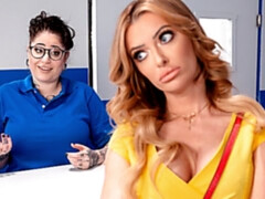 デカパイ, ブロンド, バック, 手コキする, キッチン, なめる, 淫乱熟女, オマンコ