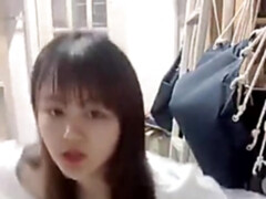 Amateur, Asiático, Chica, Chino, Loco, Erótico, Tetas, Camara web