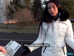 素人, フェラチオ, チェコ, ヨーロピアン, アウトドア, 公共, オマンコ, オッパイの