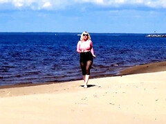 Plage, Gros seins, Blonde, Dingue, Fait maison, Mature, Public, Épouse