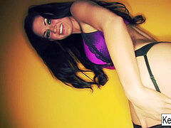 Kendall does a cool tease with stock fetish feel to it