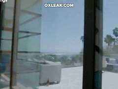 デカ尻, デカパイ, ブロンド, フェラチオ, チン, 指いじり, 淫乱熟女, ティーン