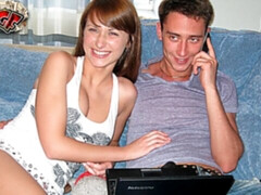Blondine, Blasen, Gehörnter ehemann, Fetisch, Rasiert, Jungendliche (18+), Titten