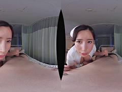 3d, デカパイ, フェラチオ, 手コキする, 淫乱熟女, 看護婦, 現実, オッパイの