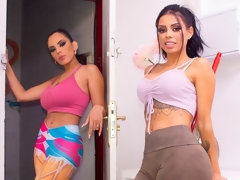 デカ尻, フェラチオ, バック, 手コキする, ラティーナ, 淫乱熟女, ハメ撮り, オッパイの