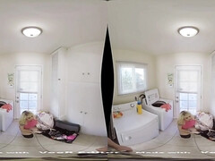 Big fake Tits in POV VR hardcore - Creampie for blonde