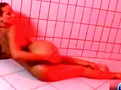 ブロンド, 古典, ディルド, オーガズム, 小柄, 一人, オッパイの, おもちゃ