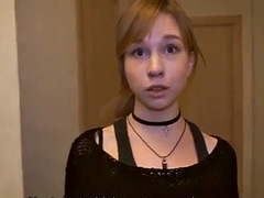 Debtor Russian teen pays for braces with her pussy
