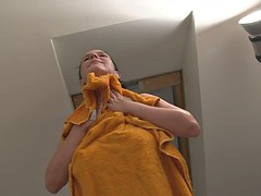 Amateur, Chica, Tetas grandes, Público, Ducha