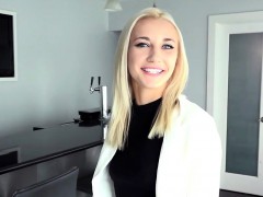 Blonde, Sucer une bite, En levrette, Hard, Hd, Pov