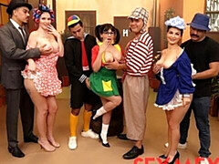 デカ尻, デカチン, デカパイ, フェラチオ, コンピレーション, バック, 淫乱熟女