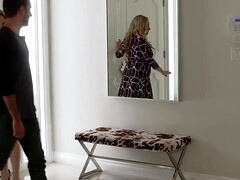 Blondine, Blasen, Braunhaarige, Spermaladung, Tochter, Schwanz, Hd, Flotter dreier