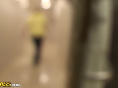 Rubia, Tacones, Dinero, Público, Desnudarse, Trio