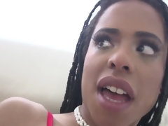 Mamada, Loco, Consolador, Ébano, Sexo duro, Interracial, Pene, Uniforme