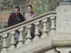 レズビアン, オナニー, 乳首, シャワー, スカート, 一人, ストリップ, ヒモパン