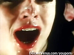 フェラチオ, イく瞬間, ダブル開発, フランス人, 毛深い, ハメ撮り, 三人, ヴィンテージ