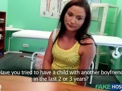 Amateur, Grosse bite, Sucer une bite, Brunette brune, Médecin, Hard, Hd, Seins naturels