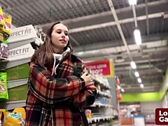 Pijpbeurt, Bruinharig, Erotisch, Spel, Hd, Buiten, Gezichtspunt, Strippen