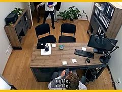 Grosse titten, Gehörnter ehemann, Hd, Ehemann, Büro, Realität, Rasiert, Ehefrau