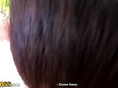 In den arsch, Vollbusig, Gruppe, Orgasmus, Im freien, Pov, Russisch, Titten