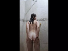 18, アナル, カワイイ, オナニー, メキシコ人, シャワー, ティーン, ティーンアナル