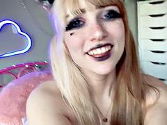 Indigo White Smokes Devils Lettuce in Cosplay POV