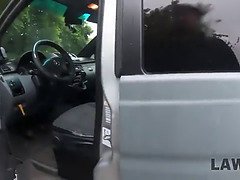 18 jaar, Pijpbeurt, Bruinharig, Europees, Kantoor, Politie, Ruw, Tiener