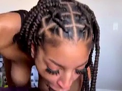 Beautiful ebony wants a BBC cumshot
