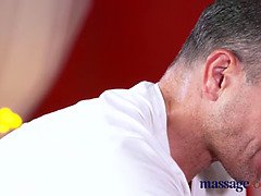 Frau, Fingern, Hd, Massage, Orgasmus, Muschi, Rotschopf, Titten