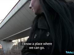 Kinky Rock Chick Gets Copulated Outside In Public Place