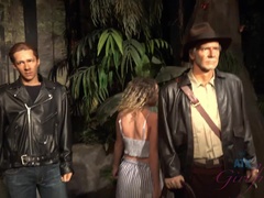 Amateur, Blonde, Doigter, Exhib, Petite amie, De plein air, Pov, Public