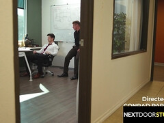 Hunk’s Naughty Rubdown Turns Wild with Jock Colleague in Of