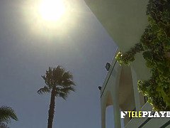 お尻, 美人, ブロンド, フェラチオ, 茶髪の, グループ, Hd, 裸
