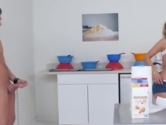 Chica, Rubia, Mamada, Dominacion femenina, Hd, Cocina, Coño, Montar