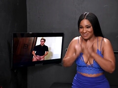 デカ尻, 黒人, フェラチオ, イく瞬間, チン, 顔射, ハードコア, 異人種間