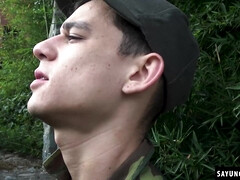 Blasen, Schwanz, Hundestellung, Schwul, Handjob, Hardcore, Muskel, Tätowierung